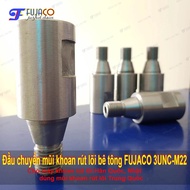 3unc-m22 concrete core drill thread adapter for Korean machines using Chinese bits - FUJACO
