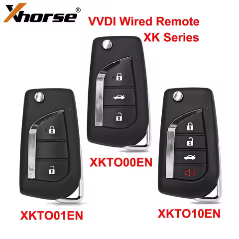 1pcs 5pcs Original Xhorse VVDI Wired Remote Key XK Series XKTO00EN XKTO01EN XKTO10EN for VVDI2 Toyot