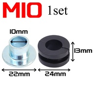M6/M10 Motorcycle Rubber Grommet Kit Fairing Bolt Cushion Washer Steel Bushing Spacer for Honda Suzu
