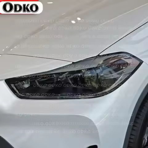 For BMW X1 F48 X2 F39 X3 F25 G01 X4 G02 X5 F15 X6 F16 X7 Car Headlight Smoked Black Protective Film 