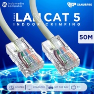 CAT 5 INDOOR LAN CABLE 50m CAT 5 LAN CRIMPING 50M INDOOR CRIMPING