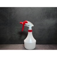 White Red Acid Alkali Resistant Plastic Nozzle 1.3 CC 28/400 | 500ml HDPE Small Round Bottle | Car B