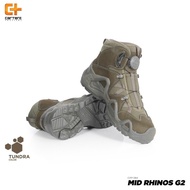 Sepatu PDL Cartenz Tactical Middle Rhinos G2 (PTR) - HijauTundra(92), 40