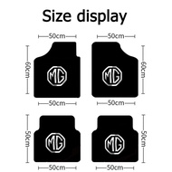 พรมหนังนิ่มสำหรับรถยนต์4แพ็กเหมาะสำหรับ MG GS TF ZR ZS ES ES HS EZS MG 6 MG3 MG5 MG7พรมกันลื่นทำความ