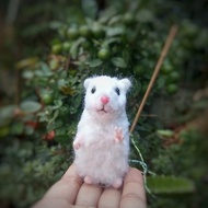 羊毛氈 小物 寵物 倉鼠 鼠 站立 植毛款 客製化 禮物