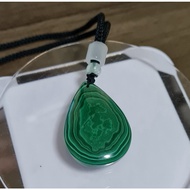 Malachite Teardrop Necklace