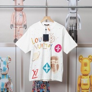 20L * V26 Early Spring New Style Short-Sleeved T-Shirt Men's Women's Couple Style Pullover Hot-Selli