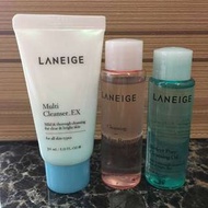 Laneige 潔面套裝 (洗面乳, 眼唇卸妝, 面部卸妝)