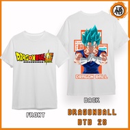 （ใส่ใจกับขนาด!!）เสื้อยืด Super Saiyan Dragon Ball Z Super Anime Shirt S-5XL