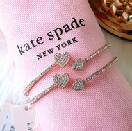 MeBrandOutlet Kate Spade O0R00155 Yours Truly Pave Open Hinge Cuff กำไลข้อมือสีโรสโกลด์🌸งานแท้💯% งานหิ้วจาก Shop &amp; Outlet USA🇺🇸🇺🇸🌸