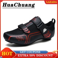 HUACHUANG 2021 NEW Cycling Shoes for Men and Women Professional Cycling Shoes with Lock MTB Cycling Shoes Men SPD Cleat Professional Athletic Bicycle Shoes MTB Cycling Shoes Men Self-Locking Road Bike Shoes