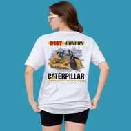 KATUN DOZER CAT D10T T-SHIRT COMBED COTTON MATERIAL 24S ORIGINAL DISTRO STANDARD DESIGN