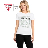 GUESS เสื้อยืดแขนสั้นผู้หญิง รุ่น Q5YI91KAK91 สีขาว