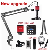 กล้องจุลทรรศน์1080P สำหรับ48MP โทรศัพท์มือถือ/13MP HDMI Industrial 4K กล้องจุลทรรศน์วิดีโอ1-150X ซูม