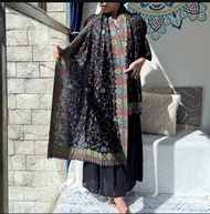 (輕盈保暖)Kani卡尼丨羊絨圍巾Pashmina-月下繁枝