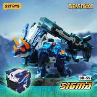 52TOYS BEASTBOX BB-55 SIGMA Mecha Deformation Action Figure Portable Model