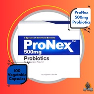 ProNex 500mg Probiotics 100 Vegetable Capsules