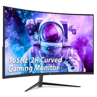 Z-Edge 27 Inch Curved Gaming Monitor 165Hz(DP) 144Hz(HDMI) 1ms MPRT 2K 2560x1440 16:9 Curved Screen,