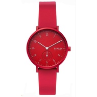 SKAGEN Denmark Aaren Kulor Red Minimalist Watch