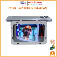 [3D STAMP] Hologram 3D TV performance set, 3D projection box to watch movies for children to enjoy a