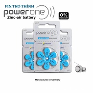 Hearing Aid Battery P657 PR44 675 AG13 PowerOne Zine Germany