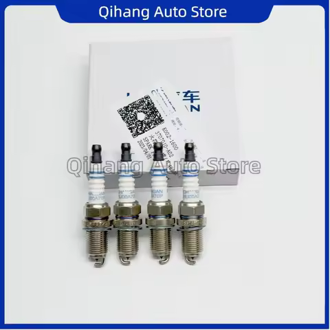 4pcs Dual Iridium Spark Plugs for Chinese CHANGAN CS75 SUV 1.8T 2.0 JL486 Engine Autocar motor part 