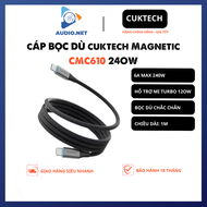 Cáp Dù Cuktech Magnetic CMC610 C to C 240W Mi Turbro - Bảo Hành 18 Tháng.