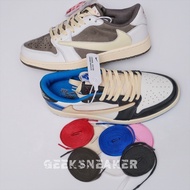 [GeekSneaker] 0.8cm 140cm Wax Strap for Jordan 1 Low, Travis SCott x Fragment + Revese Mocha Travis 