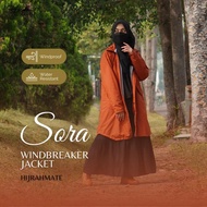 Hijrahmate - Jaket Windbreaker Muslimah Sora Jaket Panjang Hijaber