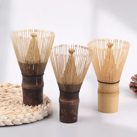 【Peace】Bamboo Matcha Whisk Tea Brush Handmades Bamboos Blender Multifunctional Matcha Stirring Brush