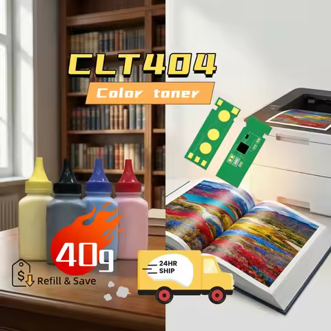 K404s 404 CLT-K404S color toner powder chip for Samsung C430 C430W C432 C433W C43X C48X C480 480FN 4