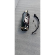 SC project racing exhaust carbon silencer only