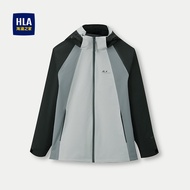 Outdoor Sports Jacket HLA Harlan Home Leisure Style Autumn New Multi-Color Patchwork Hooded Mens Clo