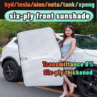 Car Sunshade Cover Cars Windshield sunShade Uv Protection Six-ply thickened Foldable Accessories for