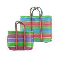[Made In Taiwan] Wenqing Eggplant Bag Tote Market Eco-Friendly Shopping Woven Retro Vegetable Canvas