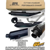 GL RACING 135LC EXHAUST PIPE EKZOS PAIP TRU PRESSURE SUPER CHARGER 28/32 32/35 35/38