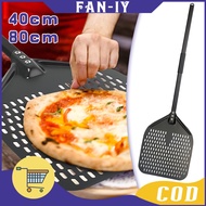 14in Pizza Shovel With 40 80cm Flat Mouth Anti-Scald Handle / Coating Perforated Pizza Peel