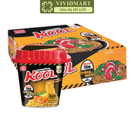 [THÙNG 12 THỐ] - AFOTECH - Mì thố trộn Cung Đình Kool hương vị Tôm trứng muối Mì trộn trứng muối Cun