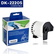 ฉลากเครื่องเครื่องพิมพ์ฉลาก Brother ที่เข้ากันได้กับ DK-22205 Dfdc Yance DK-22205 DK 2205 DK 205ฉลาก