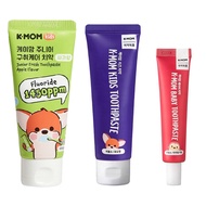 MOTHER-K Korean Plant Extract Baby Toothpaste Fluoride-Free Toothpaste-Fresh Strawberry 30g Fluoride
