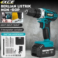 IXCE 68VF/88VF/168VF Bor Tanpa Kabel / Bor Listrik 3 sistem Mesin Bor Baterai Tangan Cordless Drill 