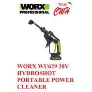 20V WORX WU629 HYDROSHOT BATTERY CORDLESSS HIGH PRESSURE WASHER WATERJET CWH TOOLS BLACK HARDWARE BL