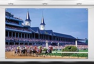 Nepnuser Kentucky Derby Photo Booth Backdrop Horse Racing Churchill Downs Indoor Outdoor Party Photo