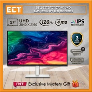 Dell S2725QS S2721QS 27" 4K UHD (3840 x 2160) 4MS 120Hz IPS LED Monitor with 5W Speakers and Height 