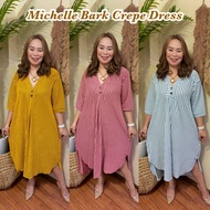 MICHELLE BARK CREPE PLUS SIZE 3/4 CASUAL/MATERNITY DRESS | RITCHROX RTW SHOP