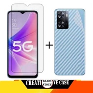 PACKAGE 2 INC 1 Tempered Glass OPPO A77 5G/A77S 5G Protection Clear Glass