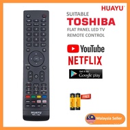 Huayu Replacement Toshiba Smart Led Tv Youtube Netflix Google Play Remote Control RM-L1392