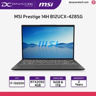 【24-Hr Delivery*】MSI Prestige 14H B12UCX-428SG Gaming Laptop (i7-12650H/16GB DDR5/1TB SSD/RTX2050 4G