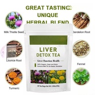 SG Fast Shipping Liver Detox Tea Organic Tea Liver Detox Cleanse Teabag FQNN