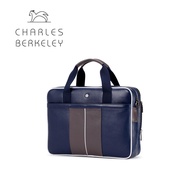 Charles Berkeley CLAYTON Men's Briefcase Laptop Bag Document Bag Calf Leather (PB-18140) S